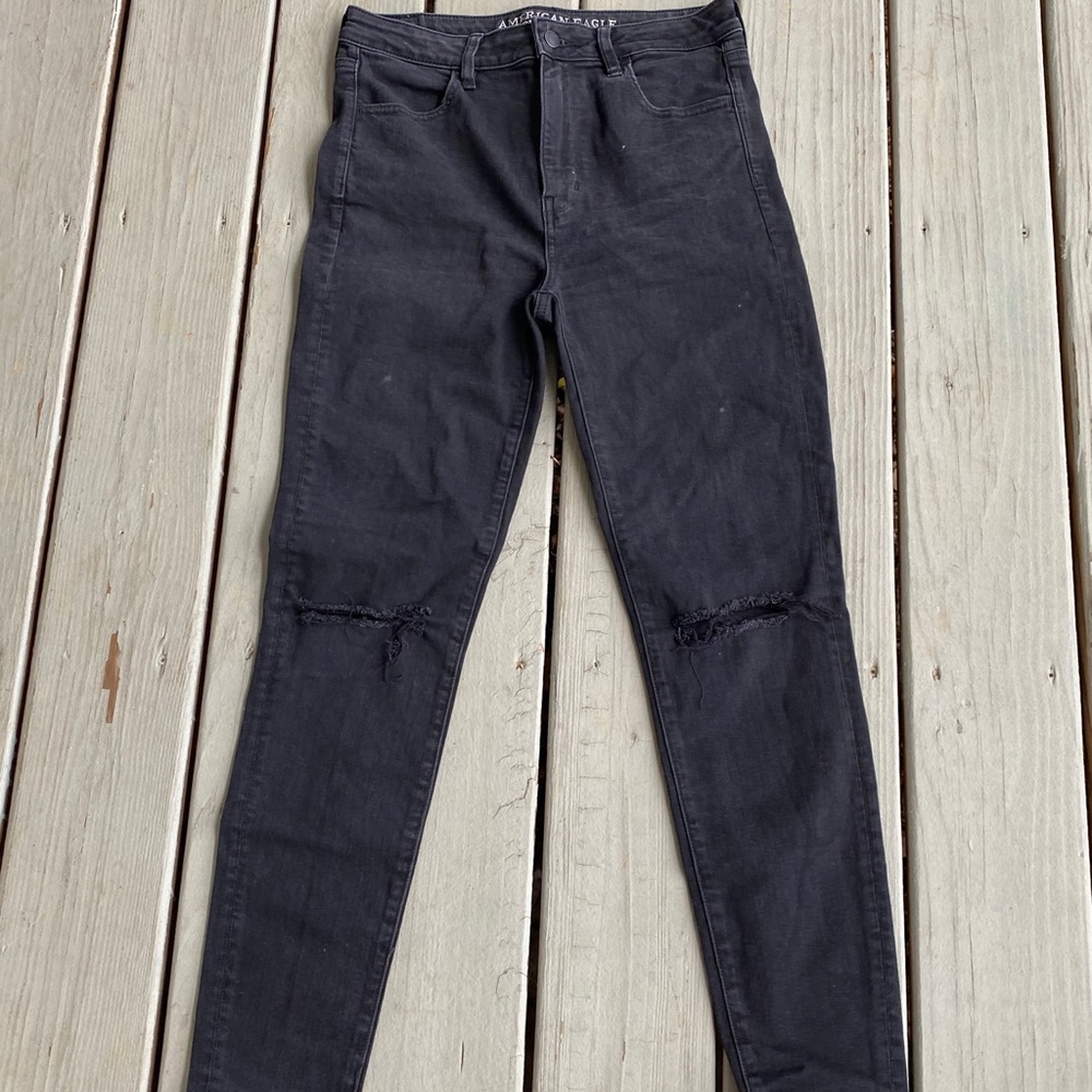 American Eagle Super Stretch Black Jeans